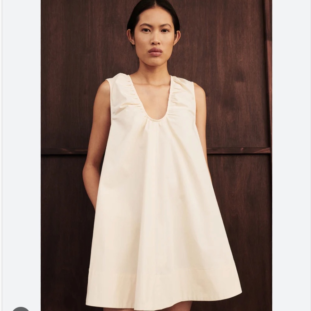 dissh gabby mini dress in buttermilk